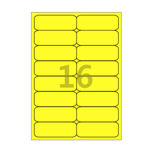 98.8 x 33.67 (mm) CL228TY 노란색 모조지