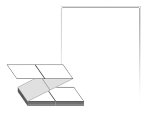 110 x 175 (mm) ZL110175DT 흰색 감열지 [1,000라벨/Box]