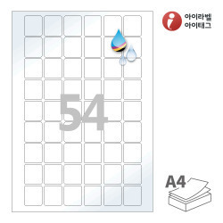 26 x 29.53 (mm) CJ554LU 흰색 광택 방수 잉크젯