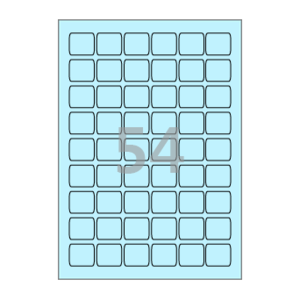 26 x 29.53 (mm) CL554B 하늘색 모조지
