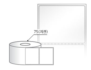 RL8073LG(아트지) 라벨크기: 80 x 73 (mm) , 지관: 75mm [2,000라벨/Roll]