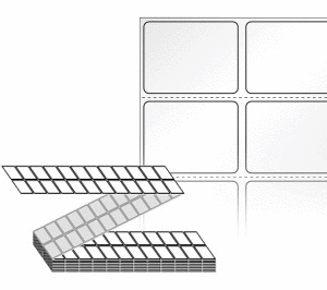 35 x 27 (mm) ZL035027LG 흰색 아트 광택지 [12,000라벨/Box]