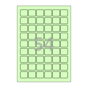 26 x 29.53 (mm) CL554G 연녹색 모조지