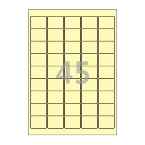 37 x 30.04 (mm) CL559Y 연노란색 모조지