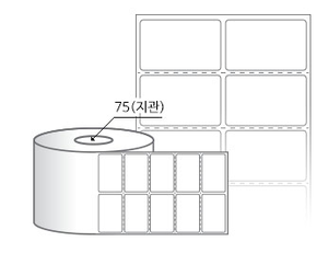 RL050031DT 라벨크기: 50 x 31 (mm) , 지관: 75mm [8,000라벨/Roll]