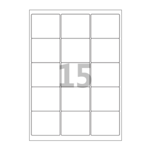 65 x 55 (mm) CL235 흰색모조지