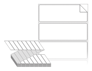 100 x 35 (mm) ZL10035RVDT 흰색 시치미 감열지 [4,000라벨/Box]