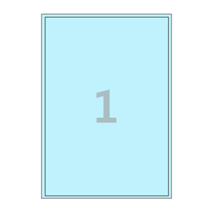 (mm) CL211B 하늘색 모조지