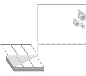 90 x 65 (mm) ZL9065PPDT 흰색(방수) 감열지 [1,500라벨/Box]