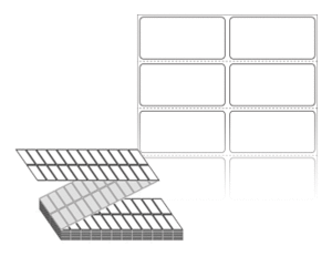 50 x 25 (mm) ZL050025DT 흰색 감열지 [12,000라벨/Box]