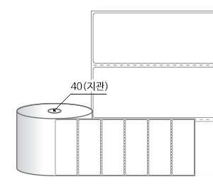 RS10039DT(감열지) 라벨크기: 100 x 39 (mm), 지관: 40mm [750라벨/Roll]