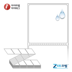 ZL6061PPDT, 흰색(방수) PP 감열라벨, 60 x 61 (mm) [2,000라벨/Box]