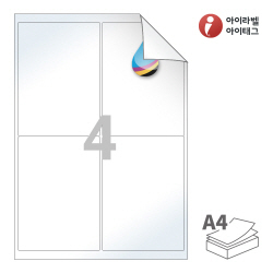 RV222CJLG, 흰색 고광택 시치미 잉크젯, 99.5 x 138.2 (mm), 잉크젯 프린터 전용
