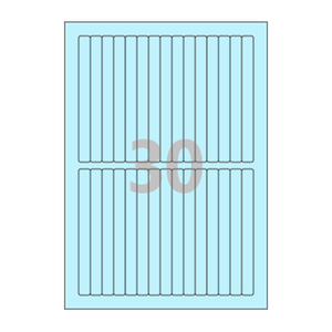 12.01 x 130 (mm) CL632B 하늘색 모조지