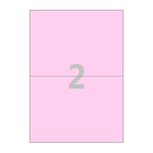 210 x 148.5 (mm) CL612P 분홍색 모조지