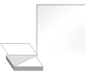 100 x 200 (mm) ZL100200LG 흰색 아트 광택지 [500라벨/Box]