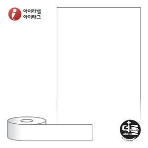 RJ40F30 (40지관), 흰색 모조 잉크젯, 40mm x 30M [30M / Roll]