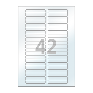 72 x 13 (mm) CL821LT 투명 PET 방수