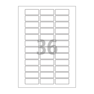 50 x 20 (mm) CL536 흰색모조지
