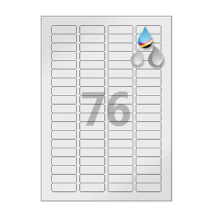 40 x 14 (mm) CJ876SU 은색 광택 방수 잉크젯