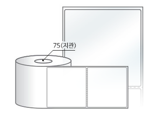 100 x 98 (mm) RL10098LT 투명(방수) PET [1,000라벨/Roll]