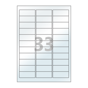 62 x 23.95 (mm) PL231 투명 라벨지키미
