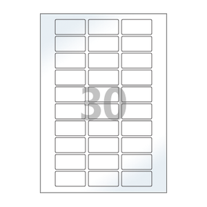 50 x 25 (mm) CL830LG 흰색 광택 아트지