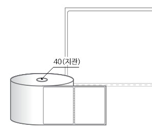 RS9073DT 라벨크기: 90 x 73 (mm) , 지관: 40mm [500라벨/Roll]