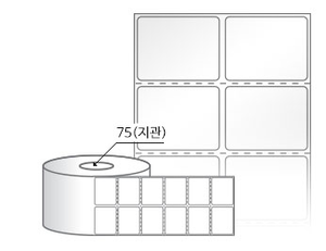 RL040031LG(아트지) 라벨크기: 40 x 31 (mm), 지관: 75mm [8,000라벨/Roll]