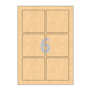 85 x 85 (mm) CL823KR 갈색 크라프트