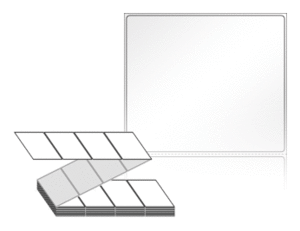 100 x 86 (mm) ZL10086LG 흰색 아트 광택지 [2,000라벨/Box]