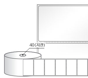 RS7044LG(아트지) 라벨크기: 70 x 44 (mm), 지관: 40mm [1,500라벨/Roll]