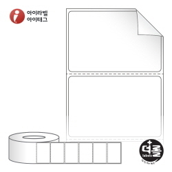 RL6039RVDT (75지관), 흰색 시치미 감열지, 60 x 39 (mm)  [3,000라벨/Roll]