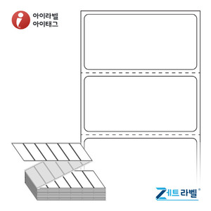50 x 25 (mm) ZL5025DT, 흰색 감열지 [12,000라벨/Box]