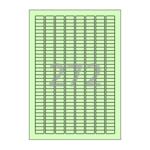20 x 8.018 (mm) CL572G 연녹색 모조지
