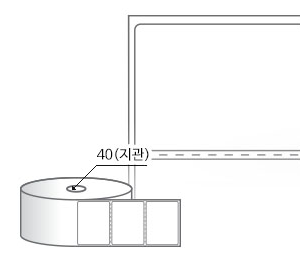 RS6044LG(아트지) 라벨크기: 60 x 44 (mm) , 지관: 40mm [1,500라벨/Roll]