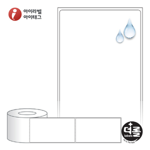 RL80149PP, 흰색(방수) PP, 80 x 149 (mm), 지관 : 75mm [1,000라벨/Roll]