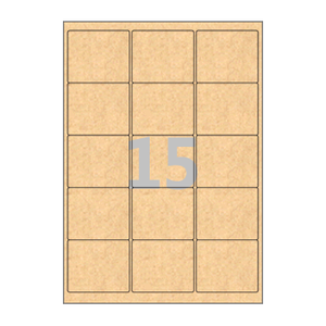 65 x 55 (mm) CL235KR 갈색 크라프트