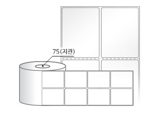 RL050067LG(아트지) 라벨크기: 50 x 67 (mm), 지관: 75mm [4,000라벨/Roll]
