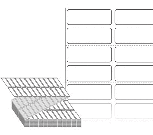 40 x 14 (mm) ZL040014DT 흰색 감열지 [12,000라벨/Box]