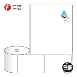 RJ100149WU (40지관), 흰색 무광 방수 잉크젯, 100 x 149 (mm) [105라벨/Roll]