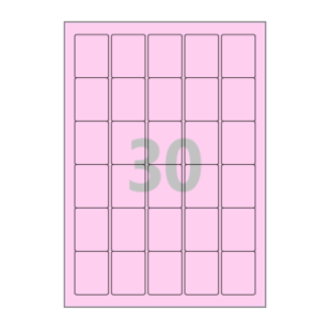 35 x 45 (mm) CL456P 분홍색 모조지