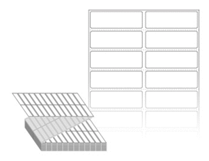 50 x 16 (mm) ZL050016DT 흰색 감열지 [12,000라벨/Box]