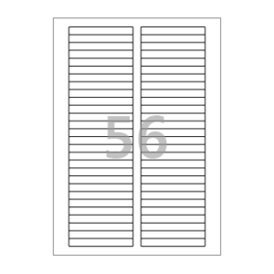 80 x 10 (mm) CL656 흰색모조지