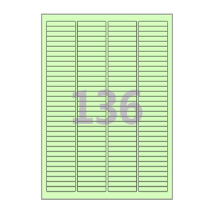 46 x 7.988 (mm) CL644G 연녹색 모조지