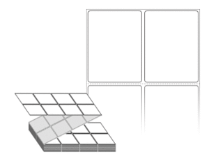 50 x 67 (mm) ZL050067DT 흰색 감열지 [4,000라벨/Box]