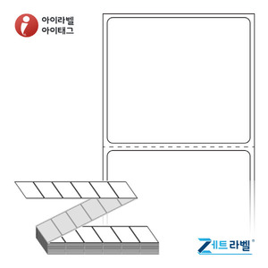 50 x 44 (mm) ZL5044DT, 흰색 감열지 [6,000라벨/Box]