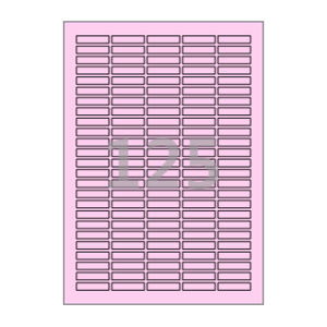 34 x 8 (mm) CL552P 분홍색 모조지