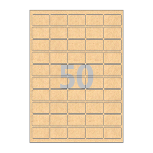 40 x 25 (mm) CL850KR 갈색 크라프트