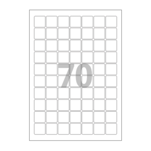 25 x 25 (mm) CL270 흰색모조지